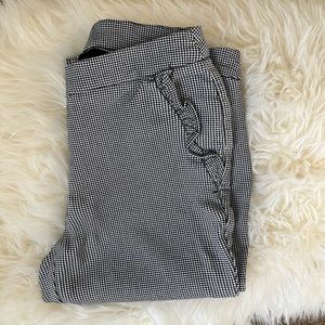 Cynthia Rowley B&W Checkered Dress Pants